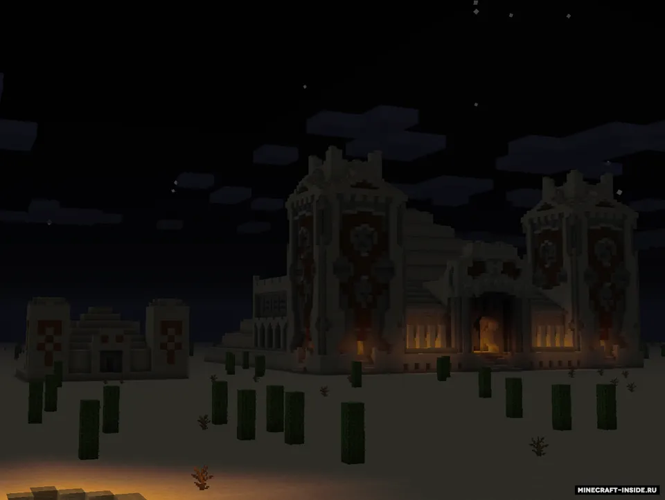3:1 Desert Temple — Minecraft xarita, rasm 2