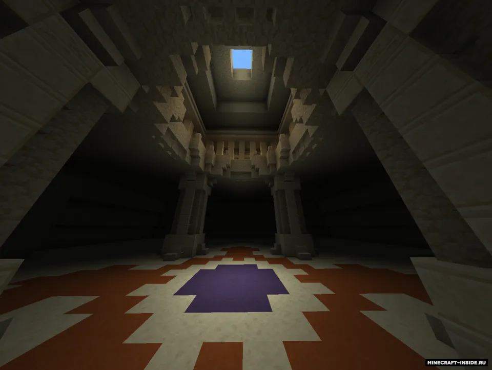 3:1 Desert Temple — Minecraft xarita, rasm 3