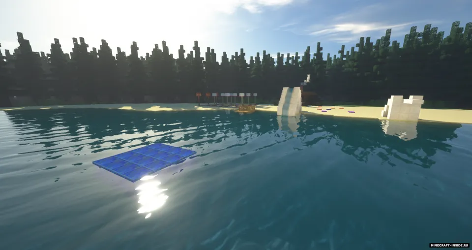 O'rmondagi ko'l — Minecraft xarita, rasm 2