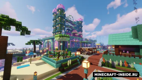 Coral Castle and City — Minecraft xarita, rasm 1