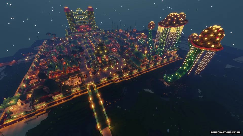 Coral Castle and City — Minecraft xarita, rasm 2