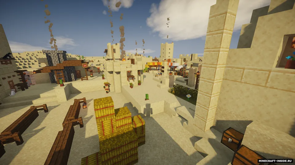 Cho'ldagi qishloq — Minecraft xarita, rasm 2