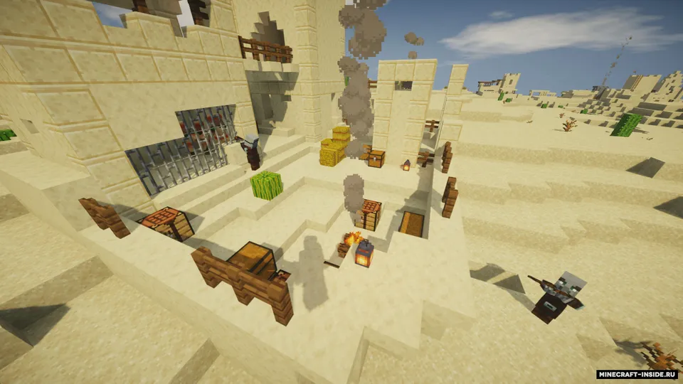 Cho'ldagi qishloq — Minecraft xarita, rasm 4