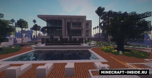 Modern Mansion Beverly Hills 3 — Minecraft xarita, rasm 1