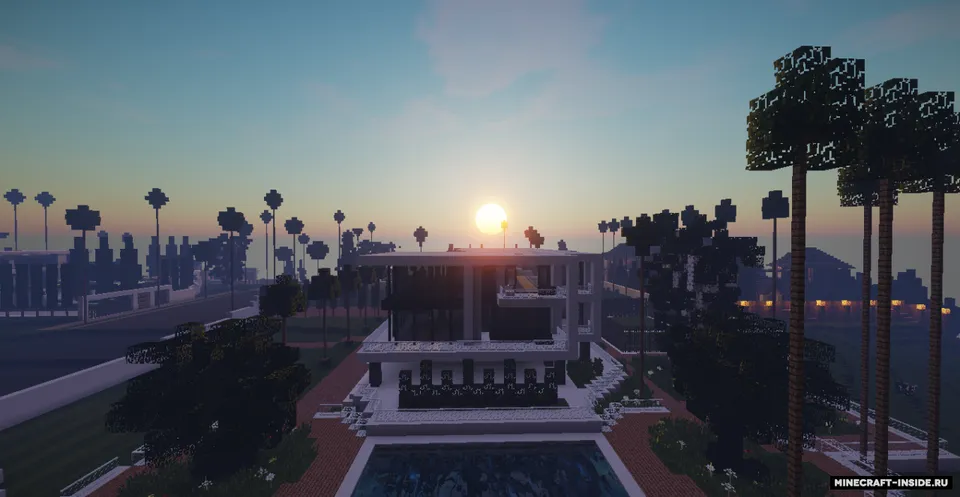 Modern Mansion Beverly Hills 3 — Minecraft xarita, rasm 2