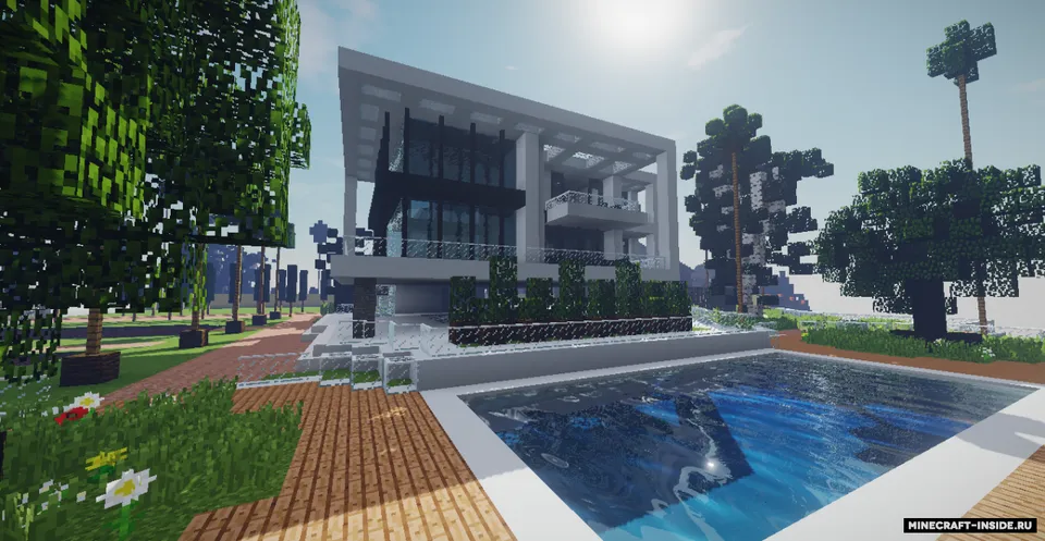 Modern Mansion Beverly Hills 3 — Minecraft xarita, rasm 8