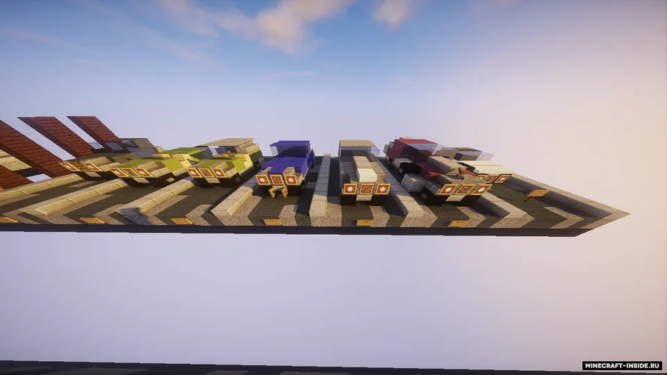 Cars of the 40-50s; 80s — Minecraft xarita, rasm 2