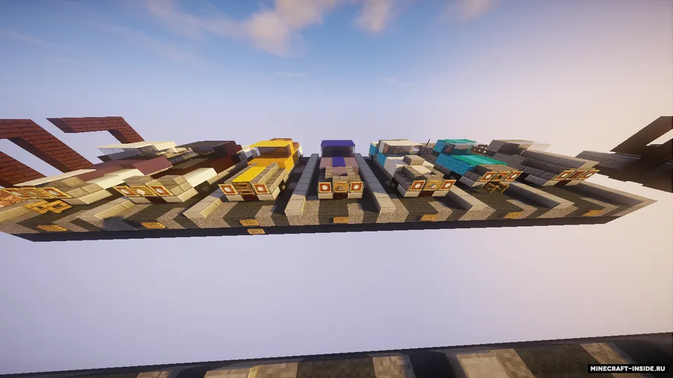 Cars of the 40-50s; 80s — Minecraft xarita, rasm 3