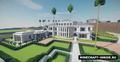 Famous Mansion Beverly Hills — Minecraft xarita, rasm 1