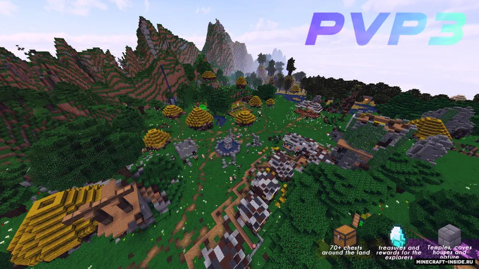 PvP 3 Tiwanaku — Minecraft xarita, rasm 2
