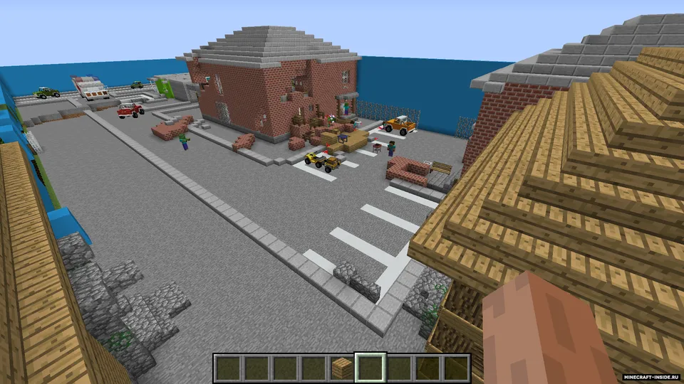 Zombi apokalipsisi: 1-qism — Minecraft xarita, rasm 4