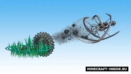 Kosmik uchrashuv — Minecraft xarita, rasm 1
