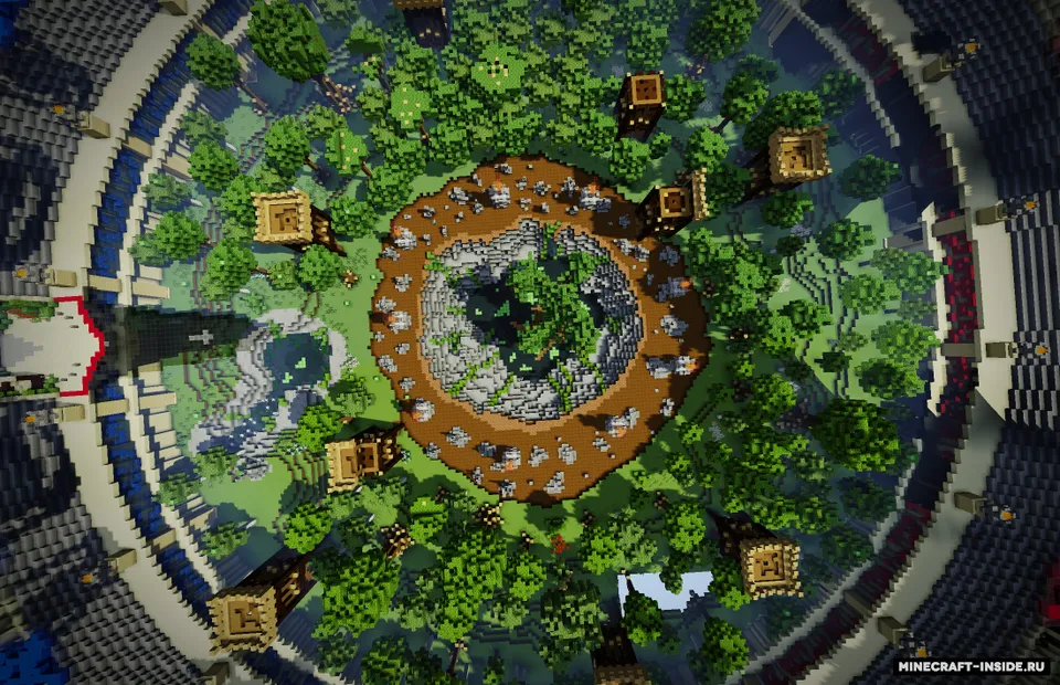 Arena PvP Coliseum — Minecraft xarita, rasm 3