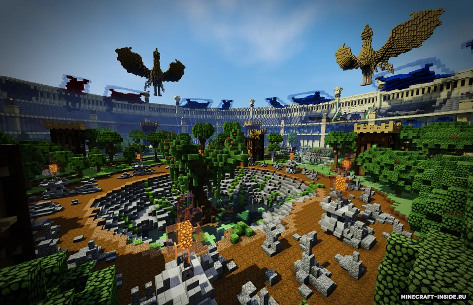 Arena PvP Coliseum — Minecraft xarita, rasm 6