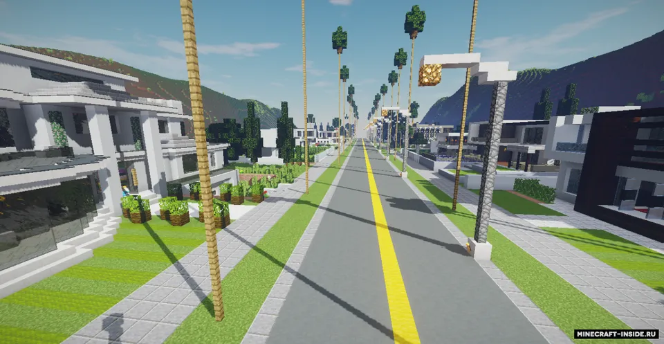 Modern Mountain Neighborhood — Minecraft xarita, rasm 2
