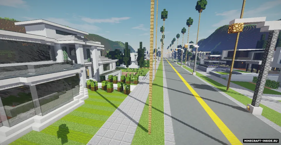 Modern Mountain Neighborhood — Minecraft xarita, rasm 3