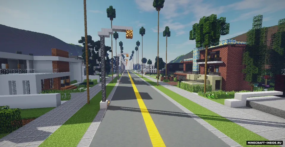 Modern Mountain Neighborhood — Minecraft xarita, rasm 6