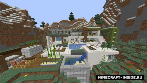 Smart Hi-Tech House — Minecraft xarita, rasm 1