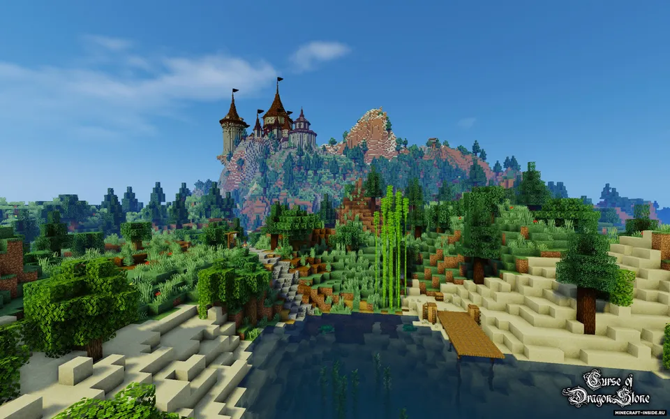 Curse of Dragon Stone — Minecraft xarita, rasm 2