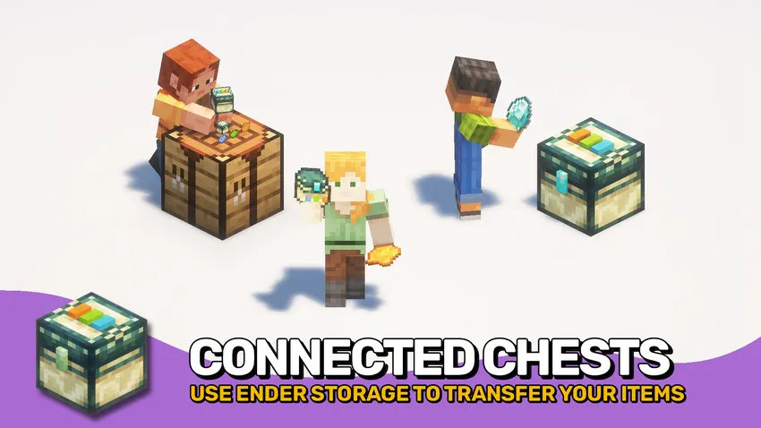 Linked Chests — Minecraft mod, rasm 2