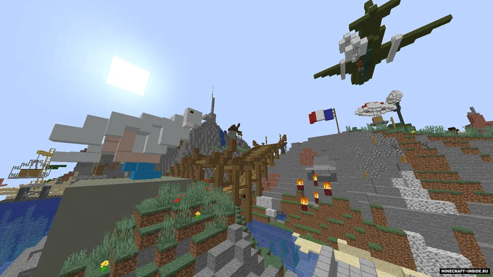 Ikkinchi jahon urushi desanti — Minecraft xarita, rasm 2