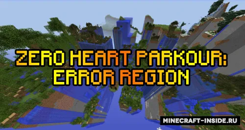 Zero Heart Parkour: Error Region — Minecraft xarita, rasm 1