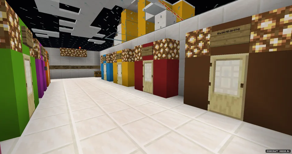 Rushera dan o'tish uchun xarita — Minecraft xarita, rasm 2