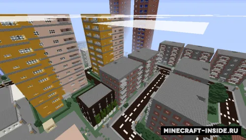 Rus shahri — Minecraft xarita, rasm 1