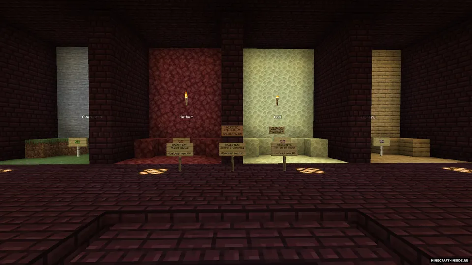 4-Arena Kit PvE — Minecraft xarita, rasm 2
