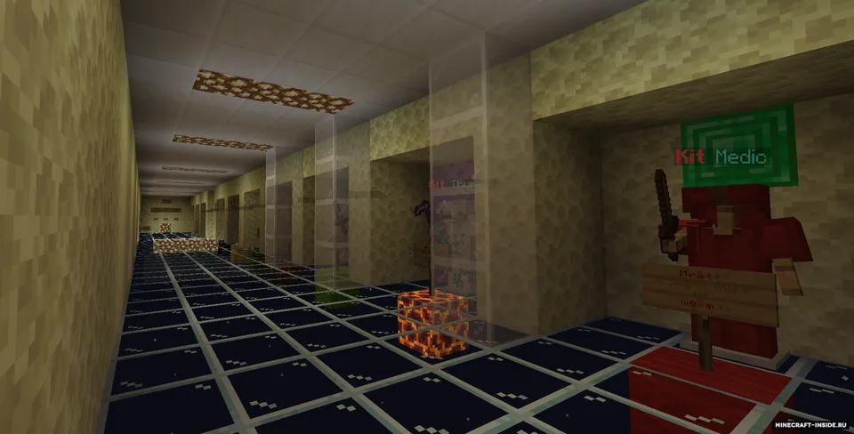 4-Arena Kit PvE — Minecraft xarita, rasm 4