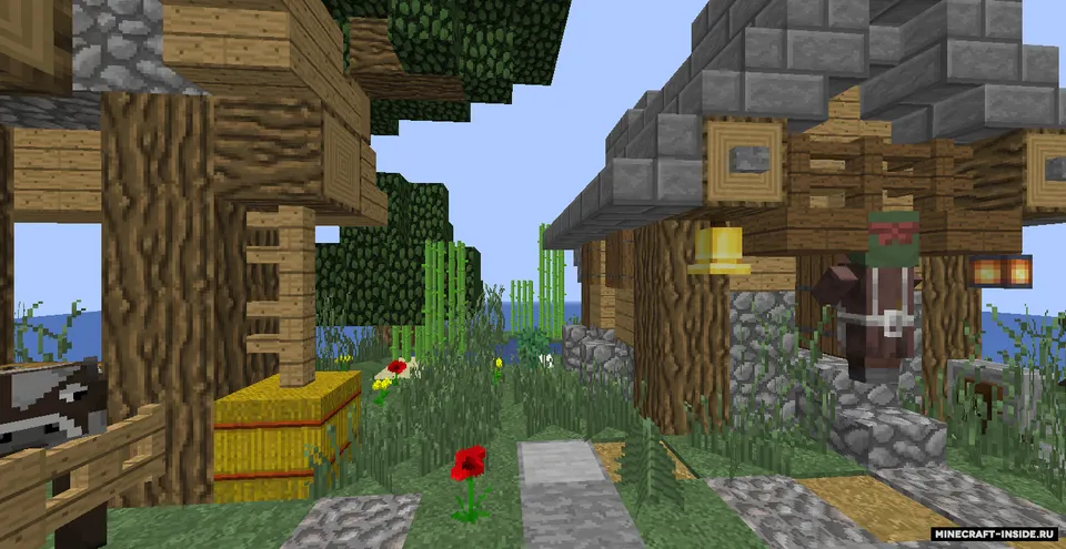 Village on water — Minecraft xarita, rasm 3