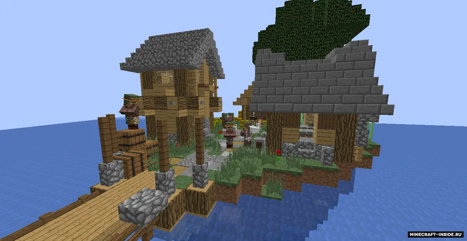 Village on water — Minecraft xarita, rasm 5