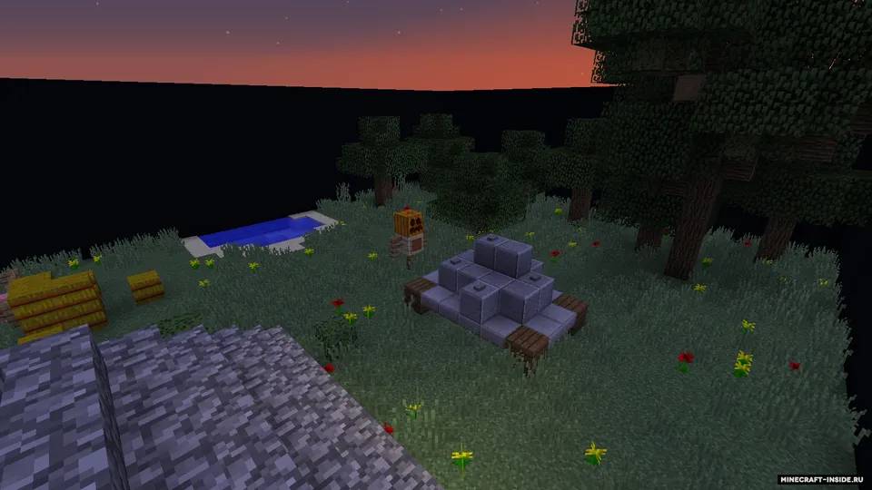 Ikki oyoqlilarning olovli jangi — Minecraft xarita, rasm 3