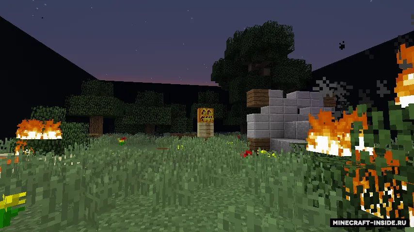 Ikki oyoqlilarning olovli jangi — Minecraft xarita, rasm 6