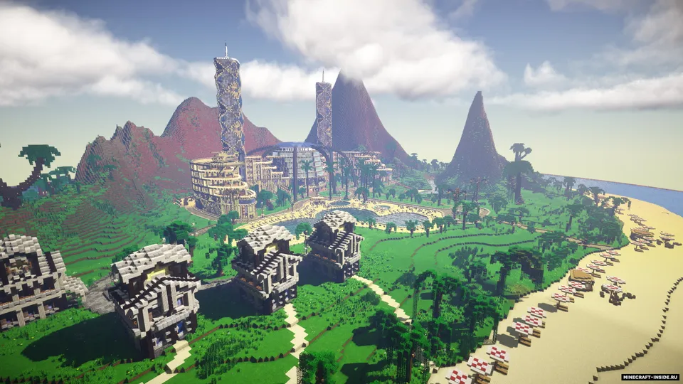 Island Resort — Minecraft xarita, rasm 2