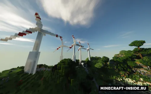 HiTech shahar — Minecraft xarita, rasm 1