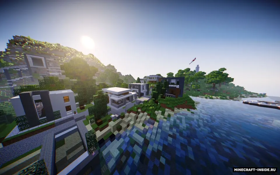 HiTech shahar — Minecraft xarita, rasm 5