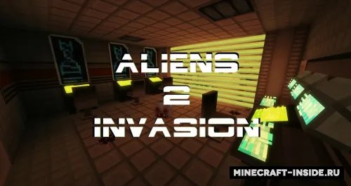 Aliens 2: Invasion — Minecraft xarita, rasm 1