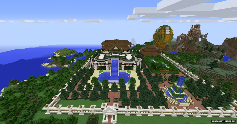 Kvars qasr — Minecraft xarita, rasm 3