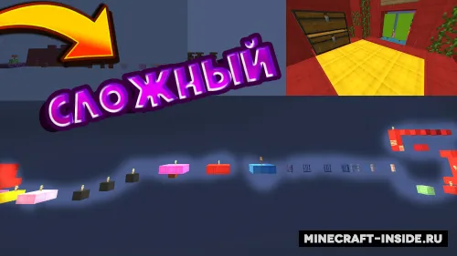 Kirill3434343 dan parkur xarita — Minecraft xarita, rasm 1