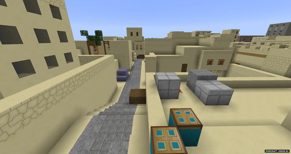 de_dust II (remake) — Minecraft xarita, rasm 3