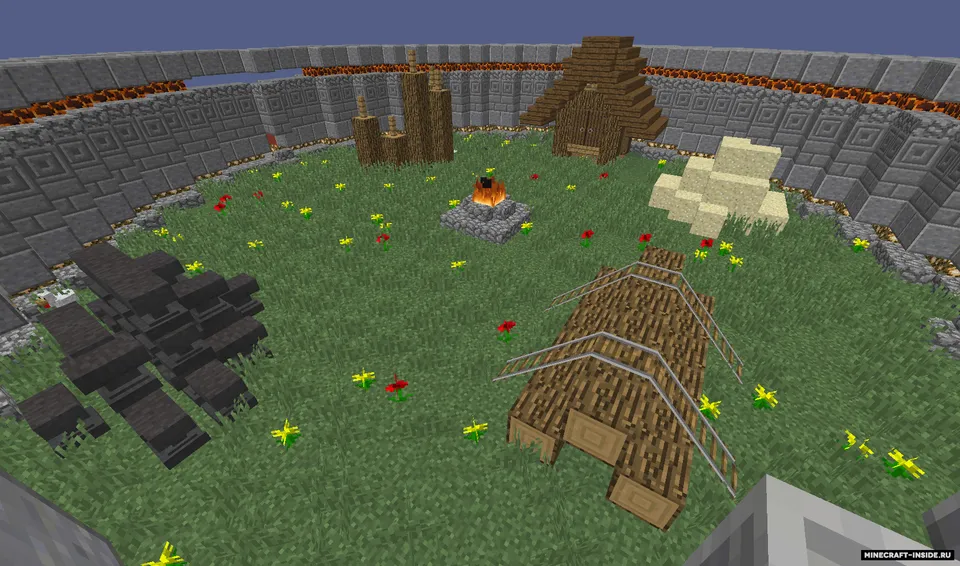ProCmotr jamoasidan 2 ta PvP arena — Minecraft xarita, rasm 2