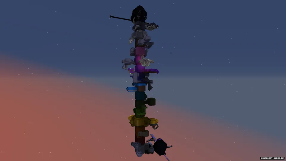 Rainbow Rise — Minecraft xarita, rasm 4