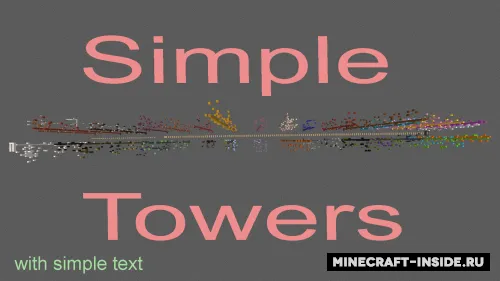 Simple Towers — Minecraft xarita, rasm 1