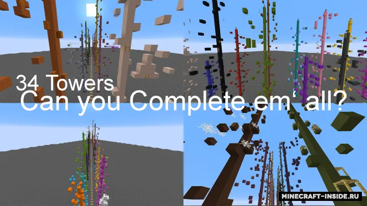Simple Towers — Minecraft xarita, rasm 2