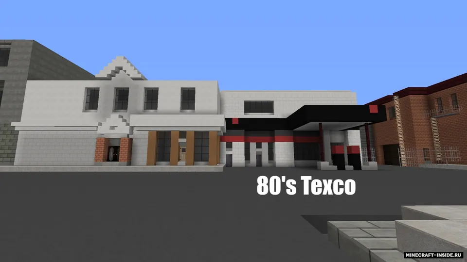 Back To The Future 1985 Square — Minecraft xarita, rasm 6