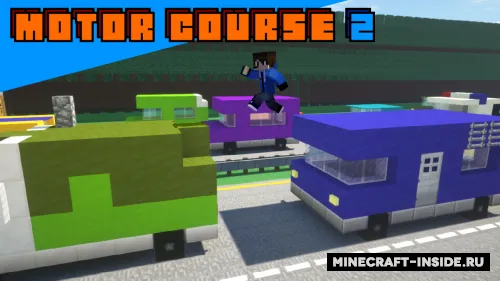 Motor Course 2 — Minecraft xarita, rasm 1