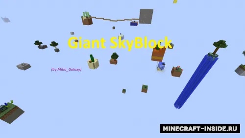 Giant SkyBlock — Minecraft xarita, rasm 1