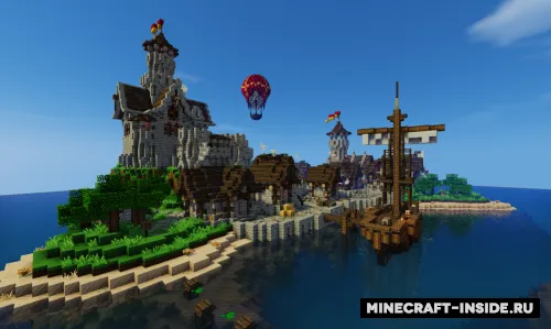 Island Kingdom — Minecraft xarita, rasm 1