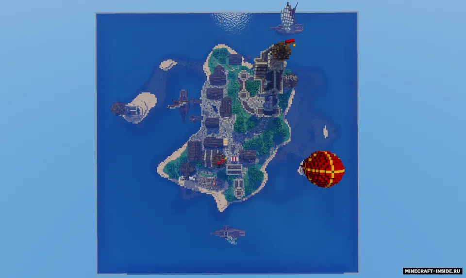 Island Kingdom — Minecraft xarita, rasm 2